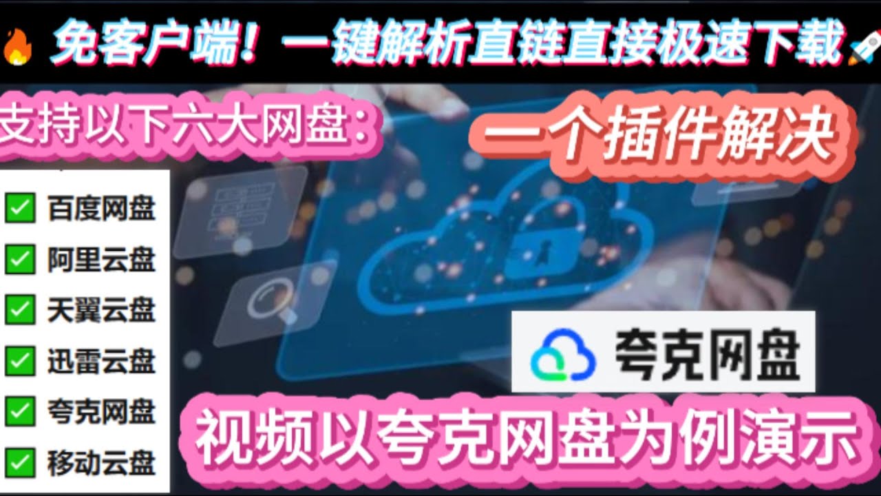 夸克网盘链接直接下载